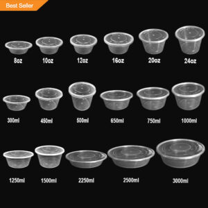 Round Disposable Microwave Container