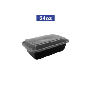 A-24oz Plastic Meal Prep Container