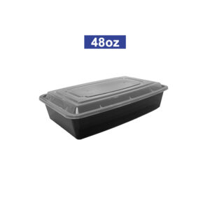 H-48oz Disposable Meal Prep Container